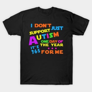 Autism Awareness Educate Love Support Advocate T-Shirt